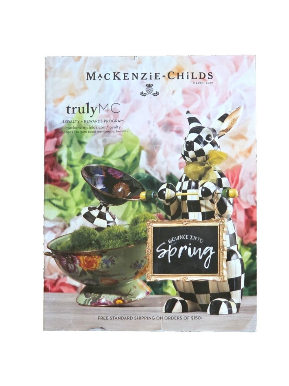 2019 March Mackenzie Childs Catalog Magazine Bounce into Spring